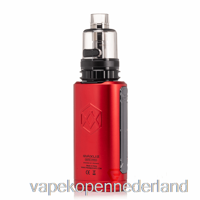 Vape Nederland Freemax Maxus Max Pro 168w Starterkit Rood